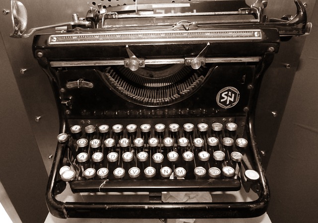Skrivemaskine - Artikel